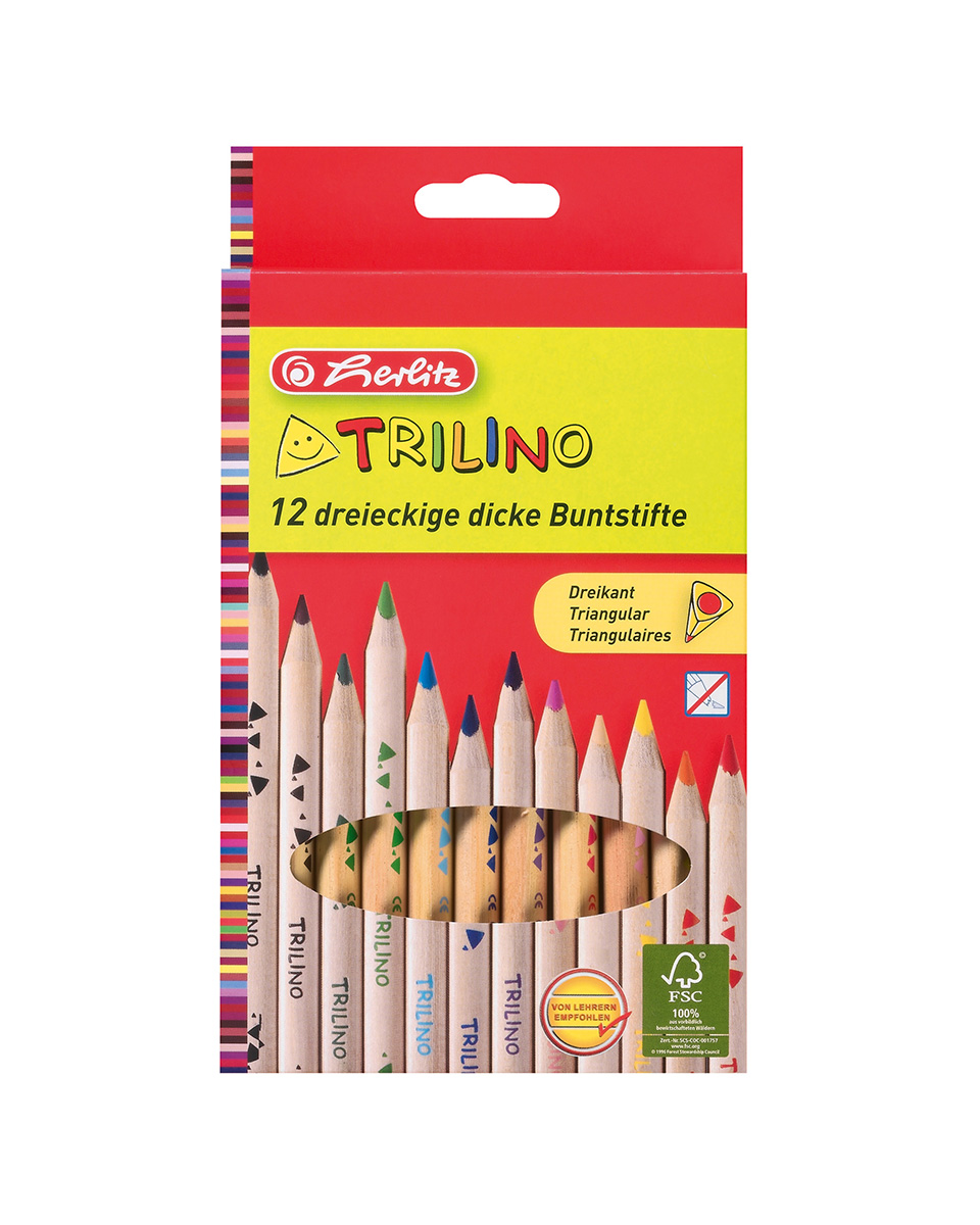 Набор цветных карандашей Trilino