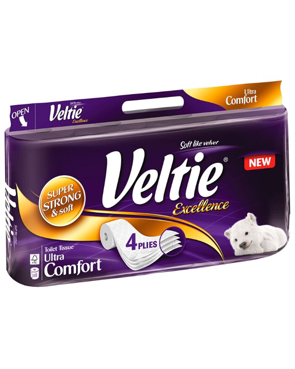 Туалетная бумага Velvet Exellence 